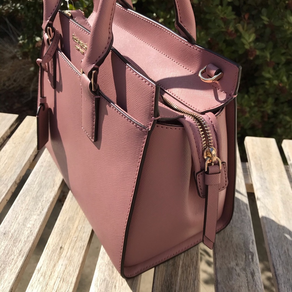 Kate Spade Cameron medium satchel dusty peony pink - Picture 2 of 8